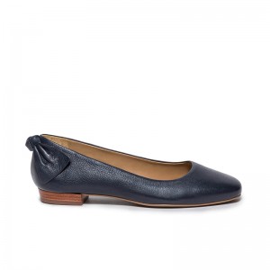 Bernardo Eloisa Bow Ballerinas Dames Donkerblauw | WRC3472RH