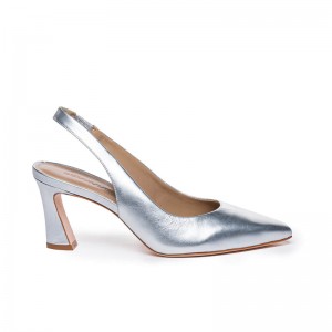 Bernardo Felicity Slingback Hakken Dames Zilver | NVW7866ZU