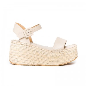 Bernardo Mallorca Espadrille Plateau Sandalen Dames Beige | ZBU263LJ