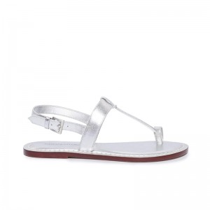 Bernardo Maverick 2 Toe Ring Platte Sandalen Dames Zilver | JKS8050WU