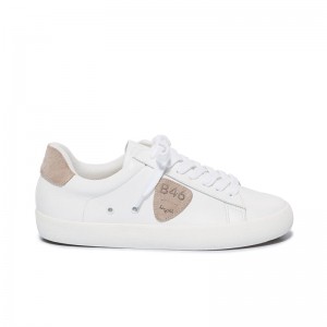 Bernardo Tatum Sneakers Dames Wit Beige | TRG488MH