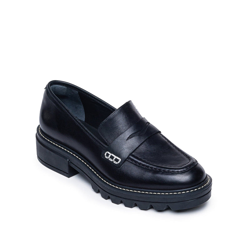 Bernardo Chandler Lug-Sole Loafers Dames Zwart | WND9881XC