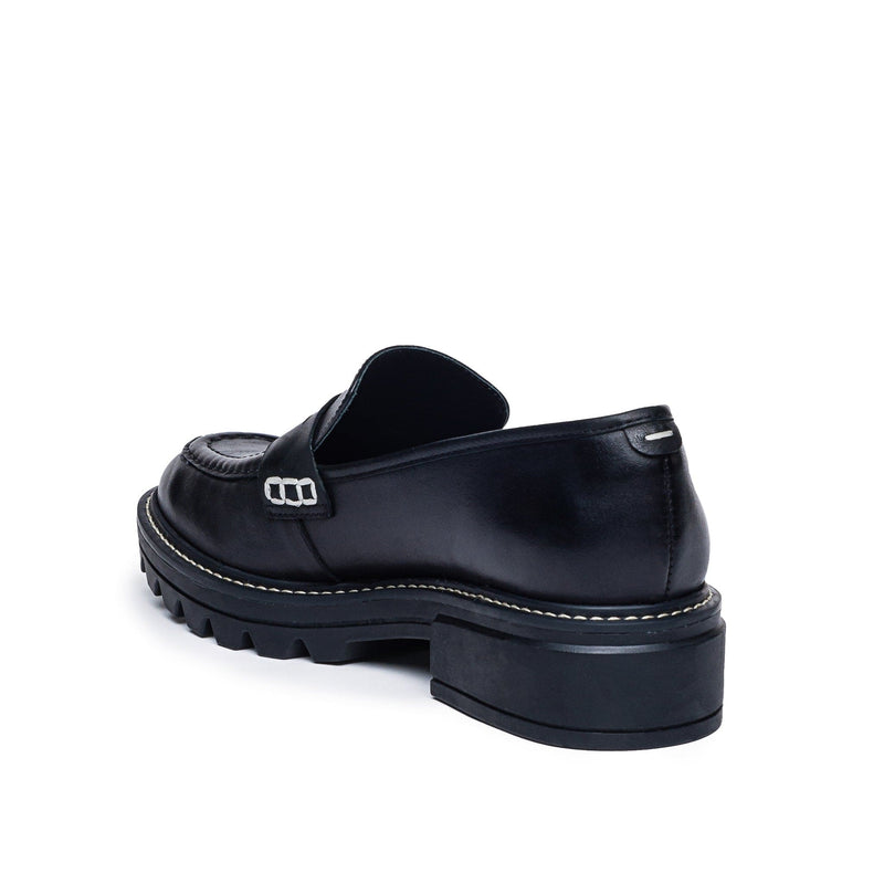 Bernardo Chandler Lug-Sole Loafers Dames Zwart | WND9881XC