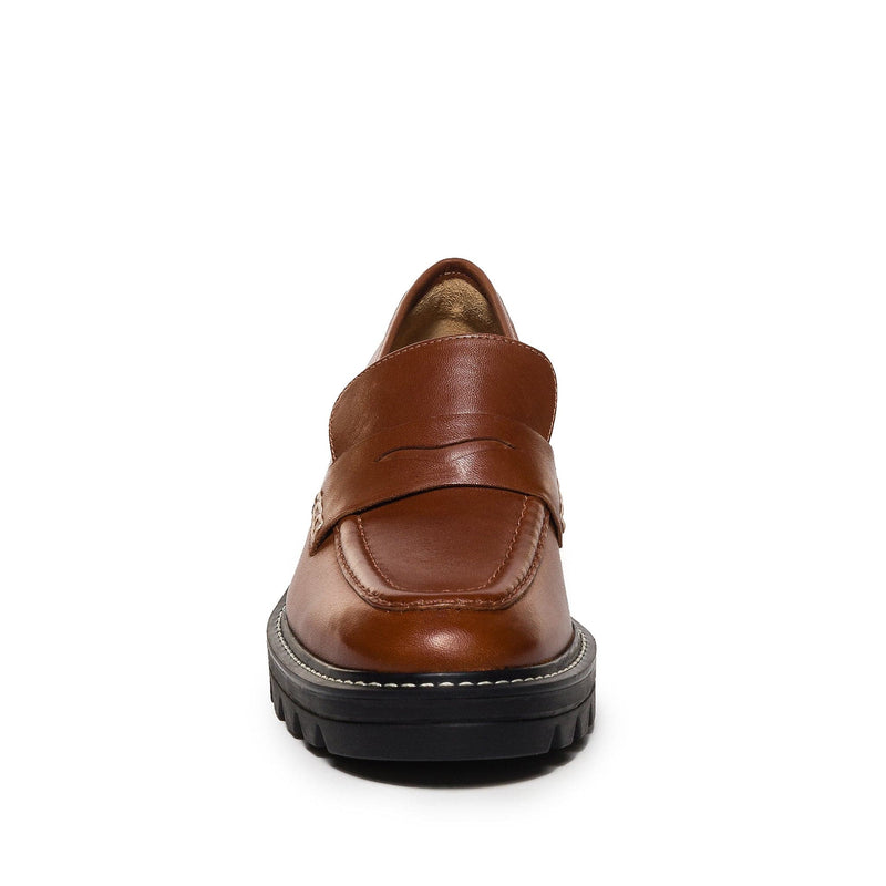 Bernardo Chandler Lug-Sole Loafers Dames Donkerbruin | KOT5014KU