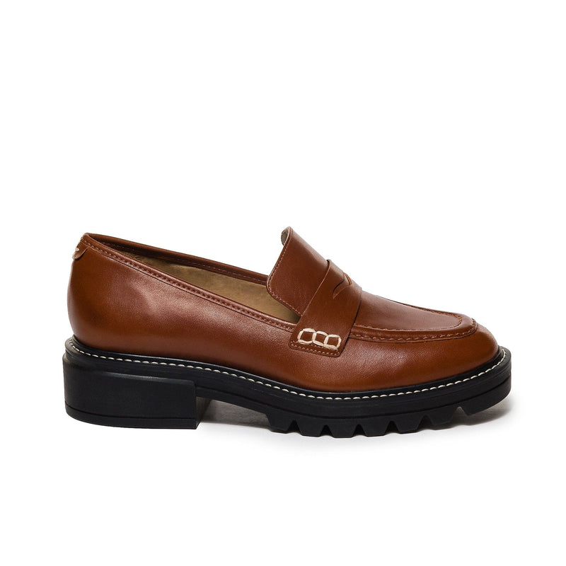 Bernardo Chandler Lug-Sole Loafers Dames Donkerbruin | KOT5014KU