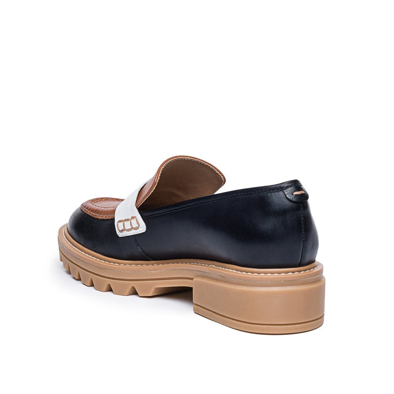 Bernardo Chandler Lug-Sole Loafers Dames Zwart Donkerbruin | HAZ3023CX