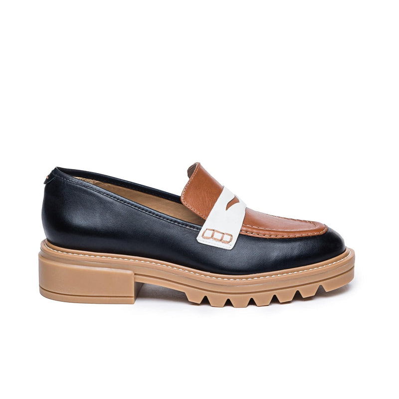 Bernardo Chandler Lug-Sole Loafers Dames Zwart Donkerbruin | HAZ3023CX