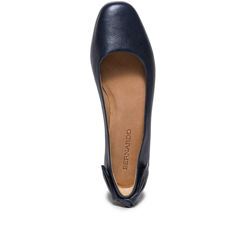 Bernardo Eloisa Bow Ballerinas Dames Donkerblauw | WRC3472RH