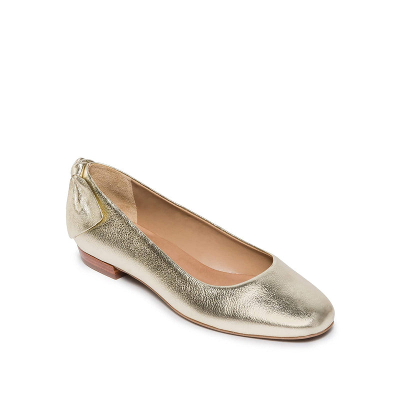 Bernardo Eloisa Bow Ballerinas Dames Goud | SLZ2038YI