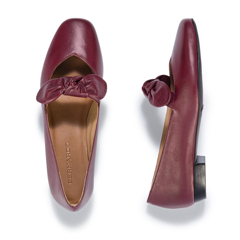 Bernardo Emersyn Ballerinas Dames Donkerrood | VFU4798CZ