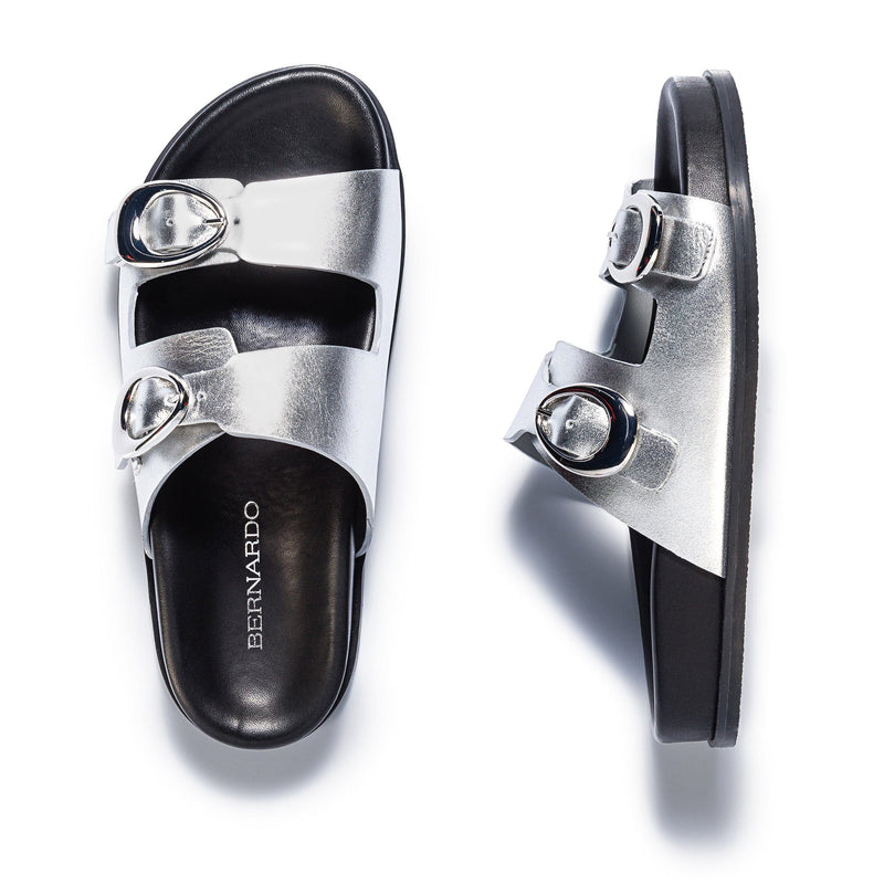 Bernardo Evie Schuifsandalen Dames Zilver | UAG3724QK