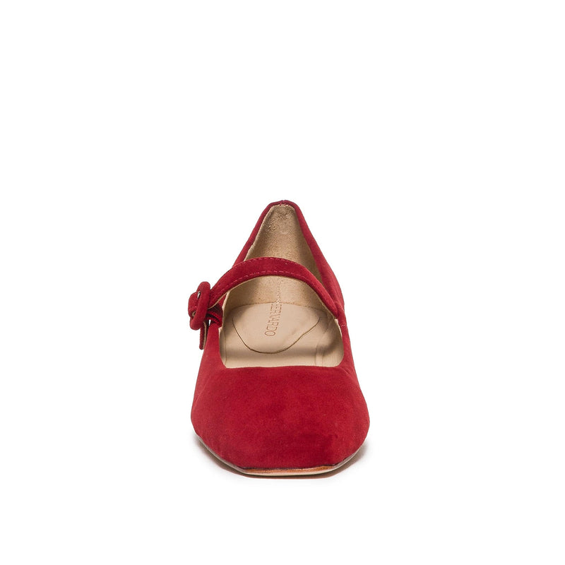 Bernardo Gabriela Mary Jane Ballerinas Dames Donkerrood | FYY1265BK