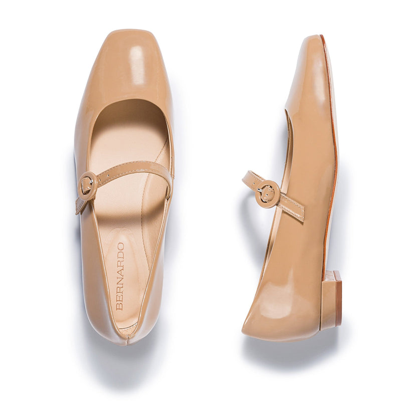 Bernardo Gabriela Mary Jane Ballerinas Dames Beige | ORN466WV