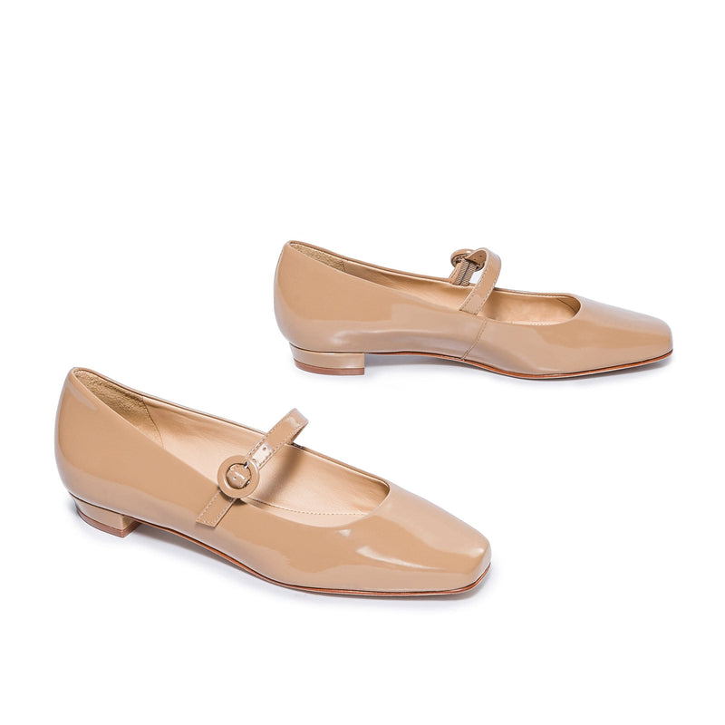 Bernardo Gabriela Mary Jane Ballerinas Dames Beige | ORN466WV