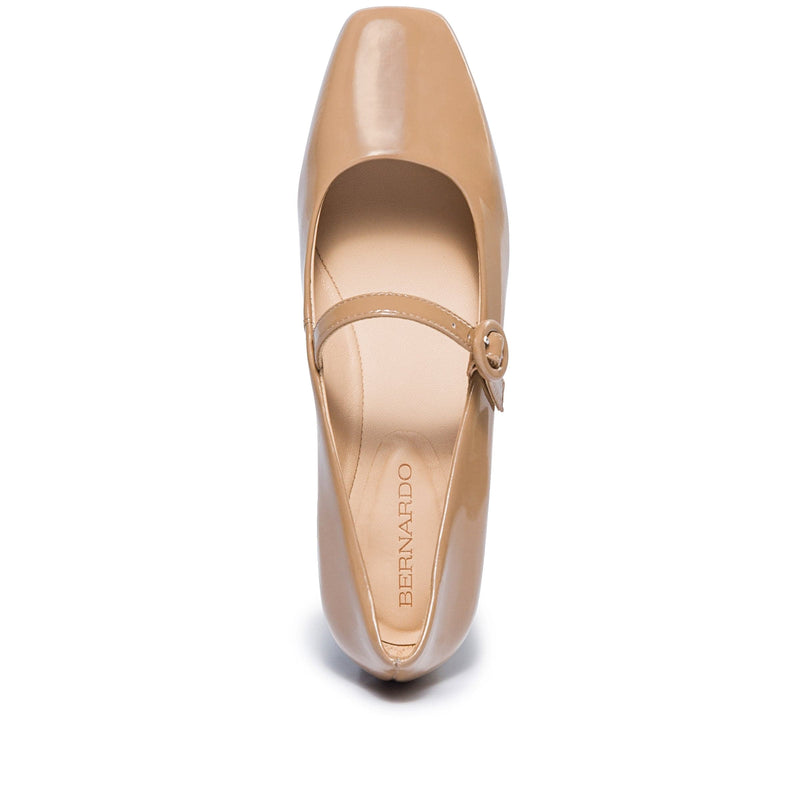 Bernardo Gabriela Mary Jane Ballerinas Dames Beige | ORN466WV