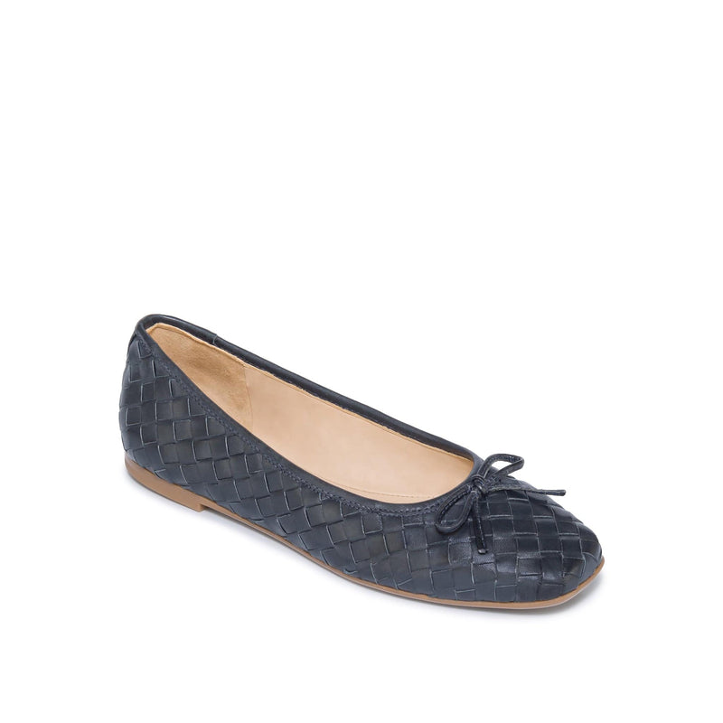 Bernardo Gwynn Woven Ballerinas Dames Donkerblauw | KRM4842IK