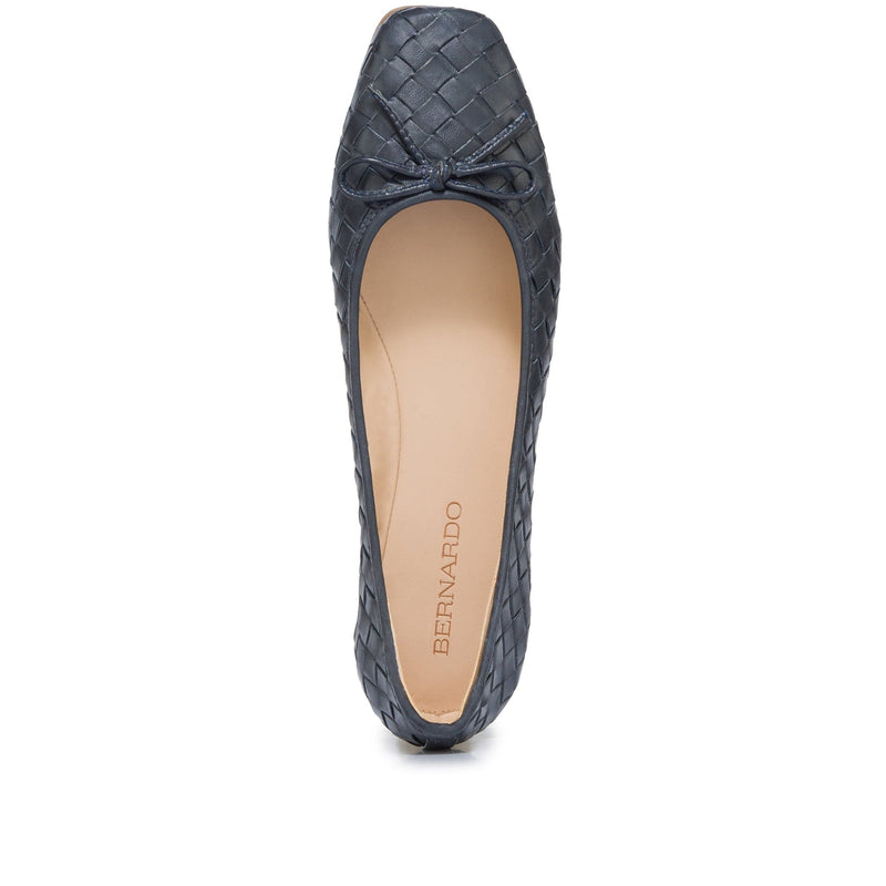 Bernardo Gwynn Woven Ballerinas Dames Donkerblauw | KRM4842IK