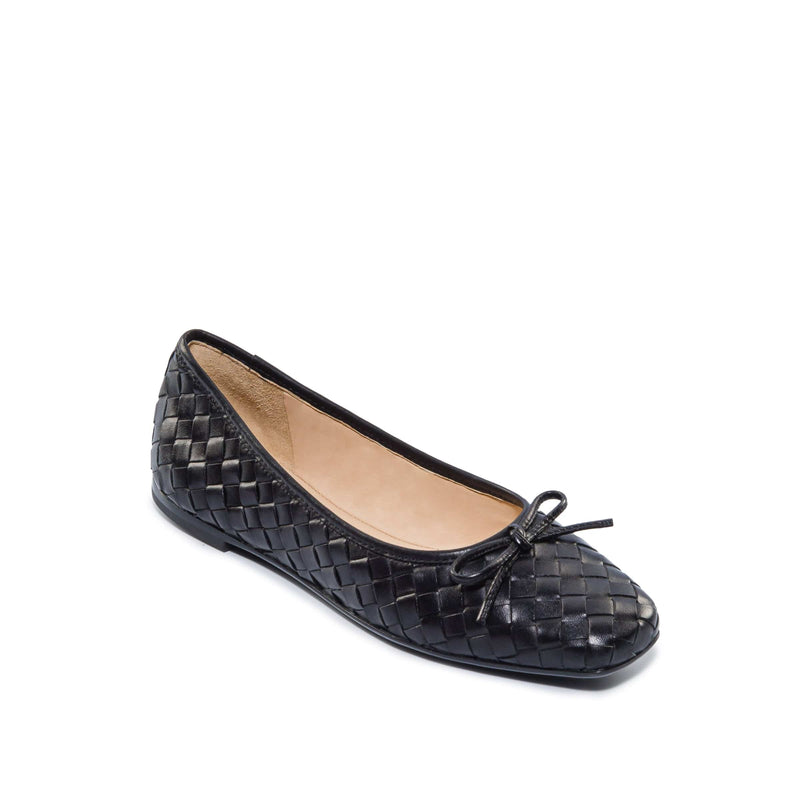 Bernardo Gwynn Woven Ballerinas Dames Zwart | MUH224JV