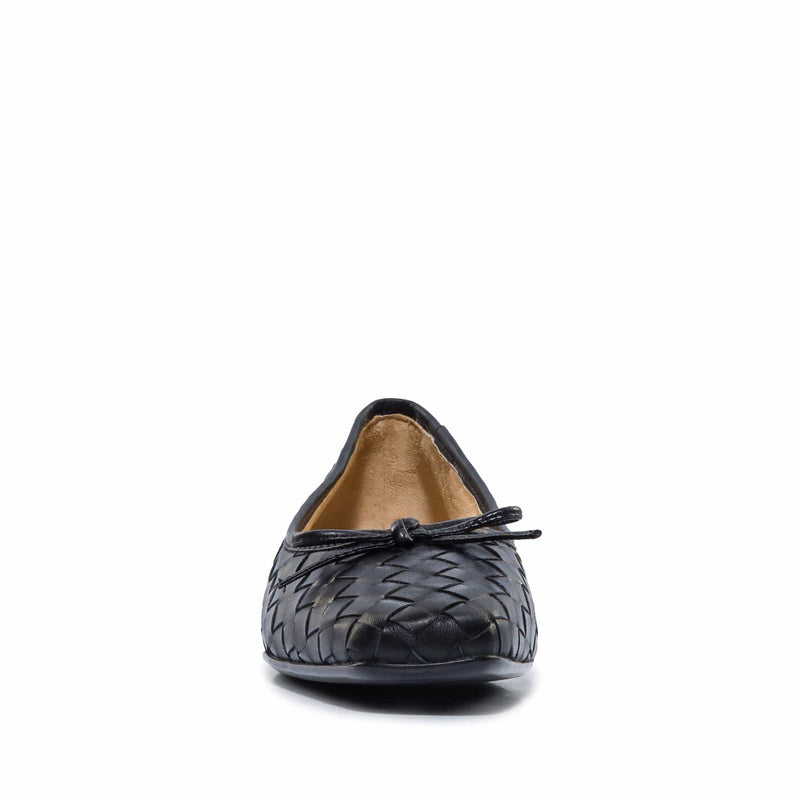 Bernardo Gwynn Woven Ballerinas Dames Zwart | MUH224JV