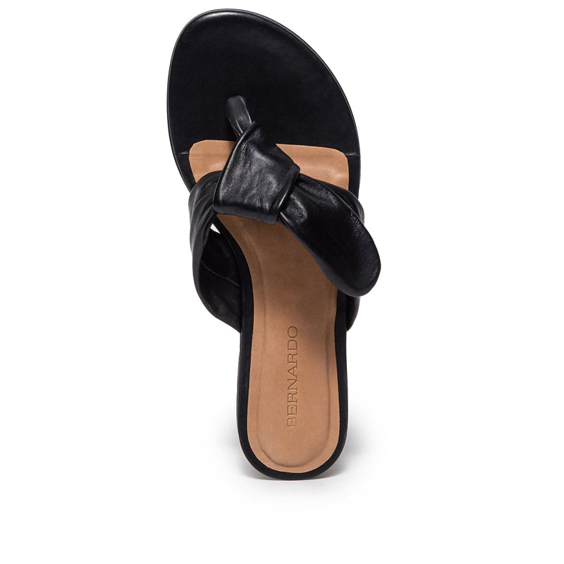 Bernardo Harmony Thong Schuifsandalen Dames Zwart | FWA222GR