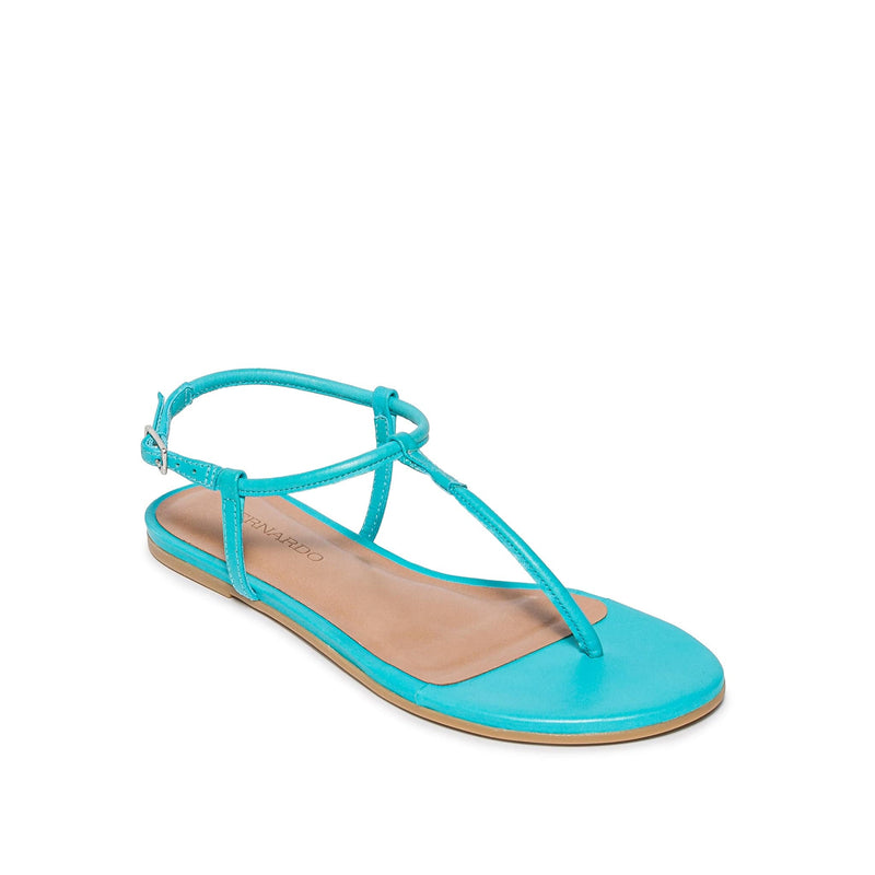 Bernardo Haven Thong Platte Sandalen Dames Blauw | NXV6157IR