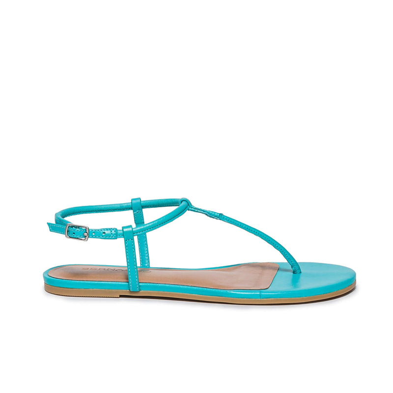 Bernardo Haven Thong Platte Sandalen Dames Blauw | NXV6157IR