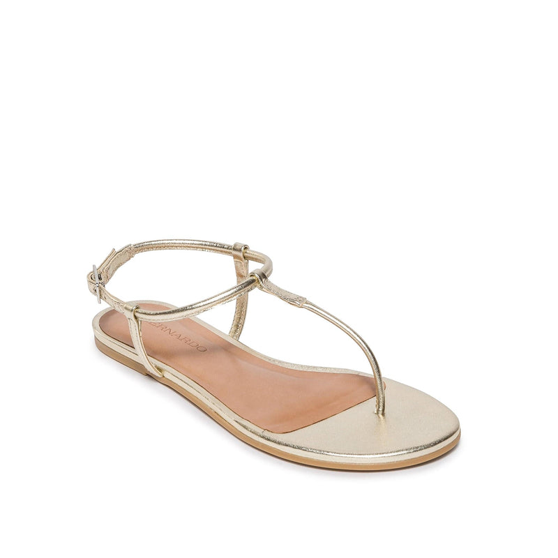 Bernardo Haven Thong Platte Sandalen Dames Goud | HHZ794VS