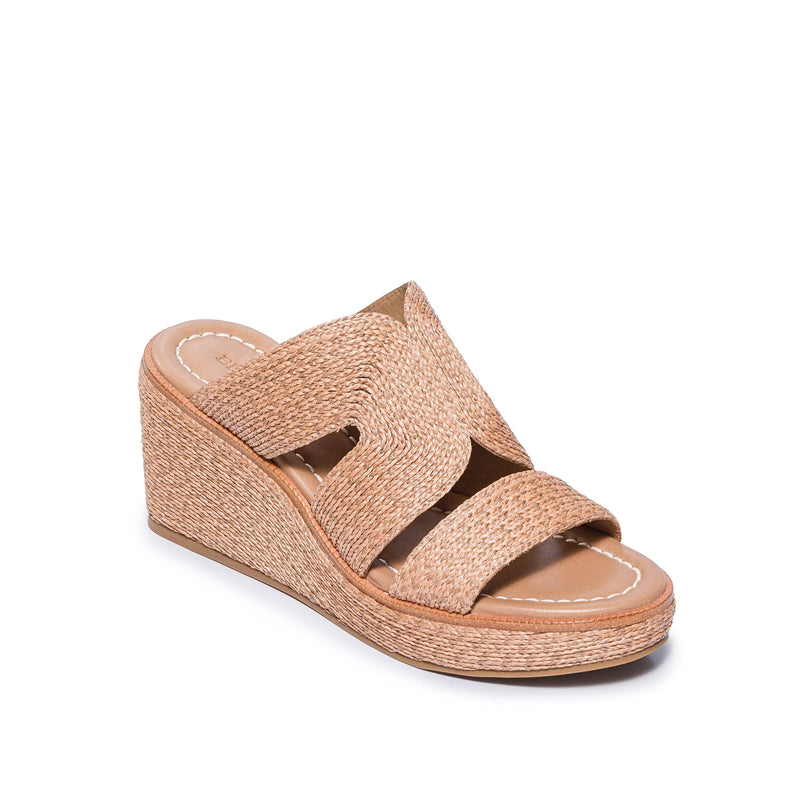 Bernardo Kaian Raffia Sleehak Sandalen Dames Bruin | EMG7485VT