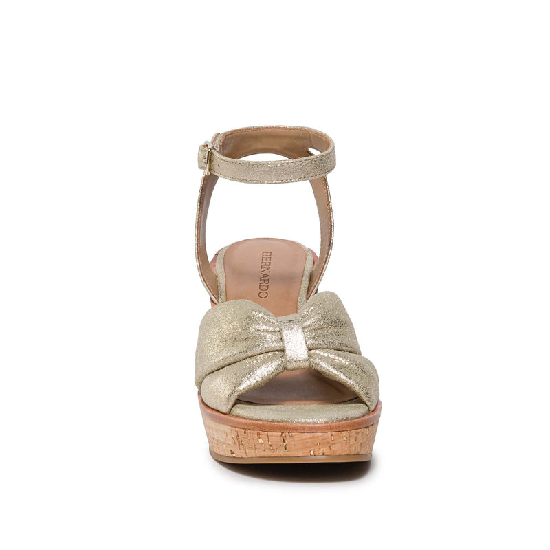 Bernardo Kearny Sleehak Sandalen Dames Goud | UIW983LB