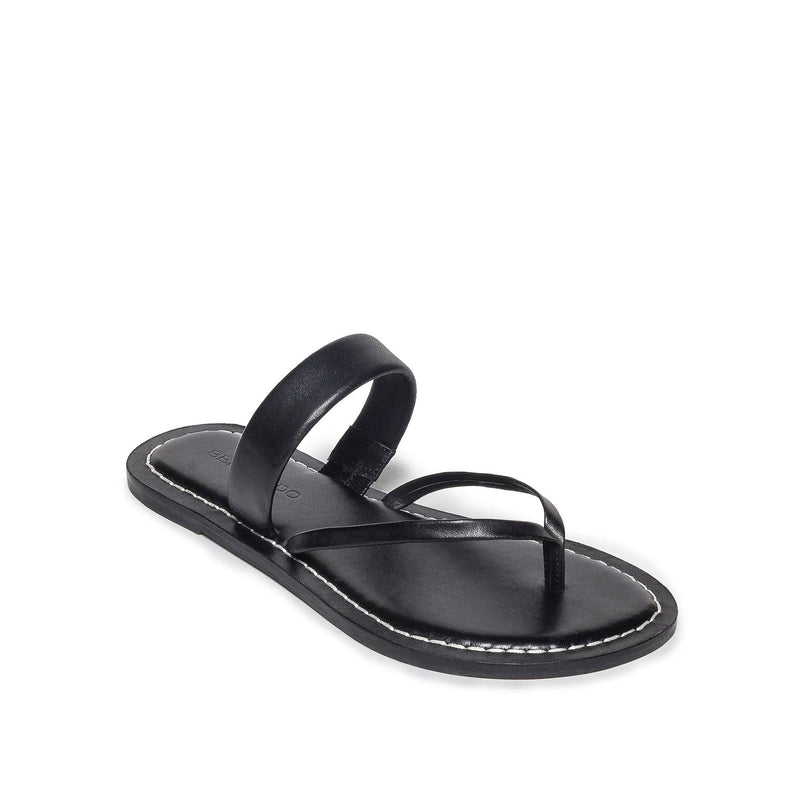 Bernardo Leia Thong Platte Sandalen Dames Zwart | QRJ2584EN