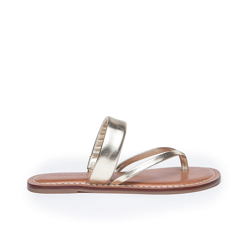 Bernardo Leia Thong Platte Sandalen Dames Goud | TPW1624QB