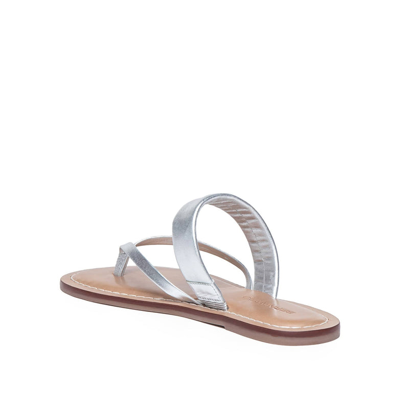 Bernardo Leia Thong Platte Sandalen Dames Zilver | VSB5260KI