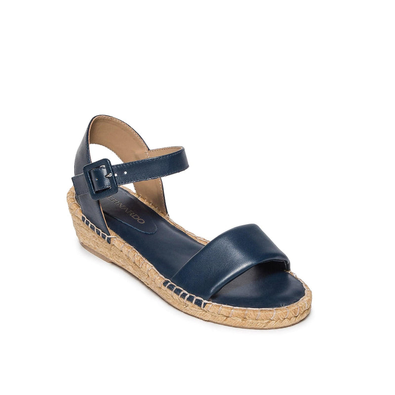 Bernardo Madrid Espadrille Sleehak Sandalen Dames Donkerblauw | VLX1593KF