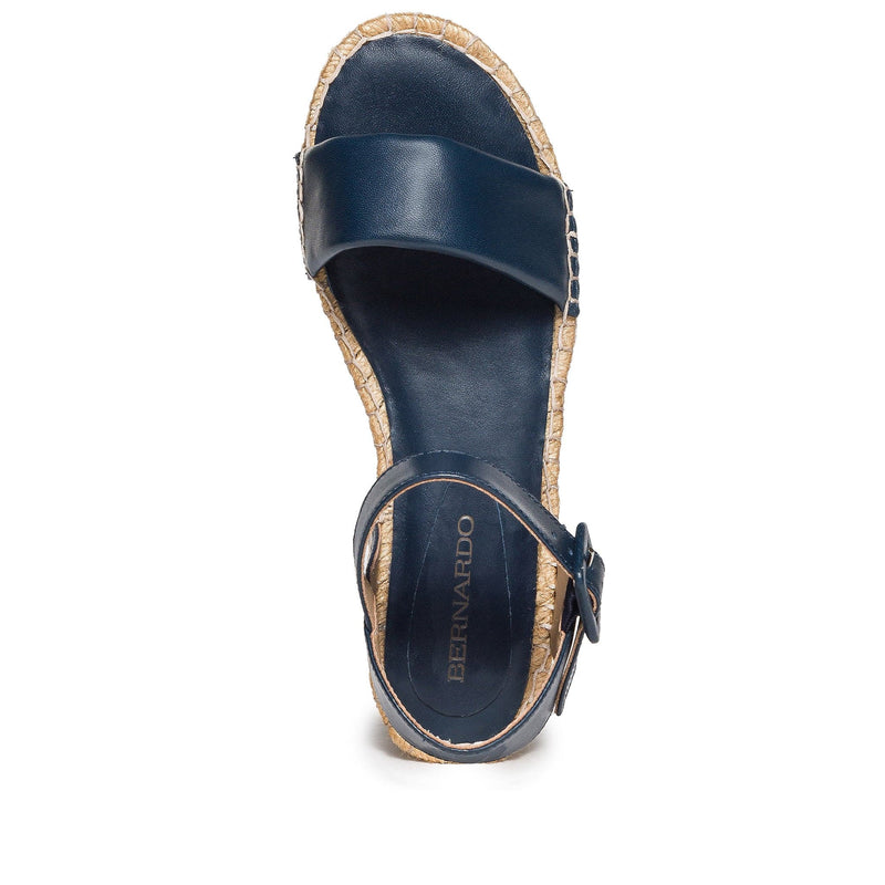 Bernardo Madrid Espadrille Sleehak Sandalen Dames Donkerblauw | VLX1593KF