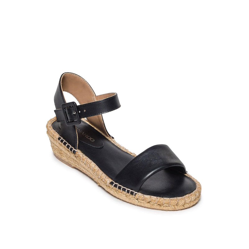 Bernardo Madrid Espadrille Sleehak Sandalen Dames Zwart | ESL10045QW