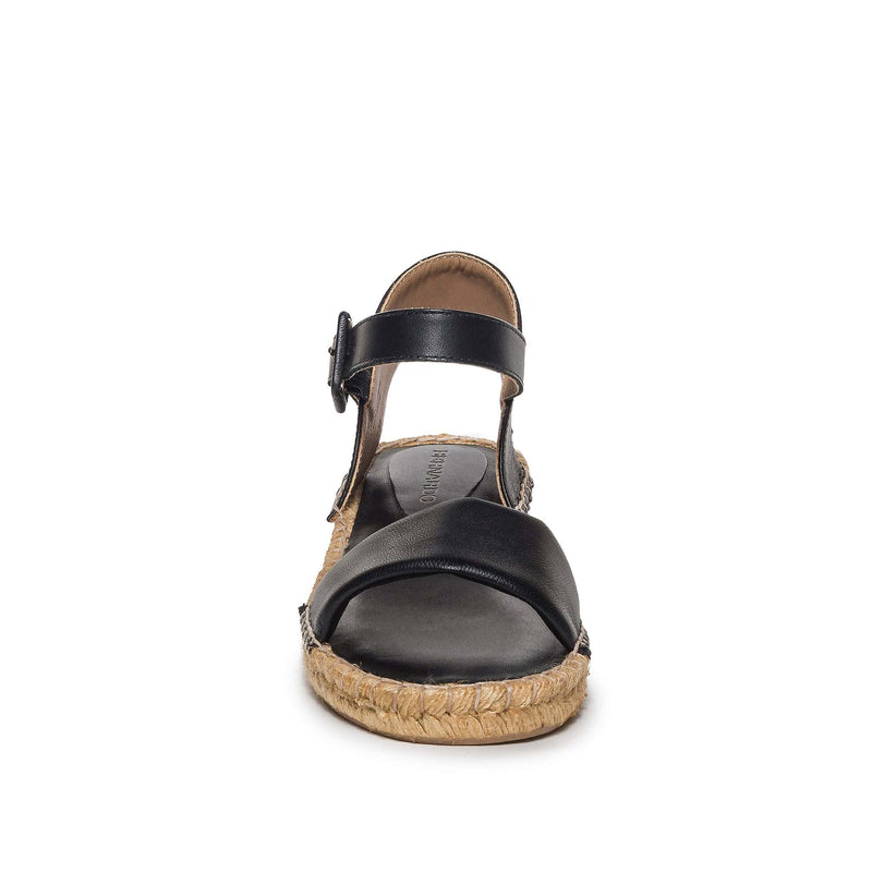 Bernardo Madrid Espadrille Sleehak Sandalen Dames Zwart | ESL10045QW