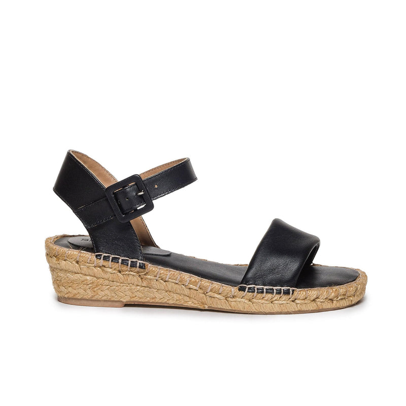 Bernardo Madrid Espadrille Sleehak Sandalen Dames Zwart | ESL10045QW