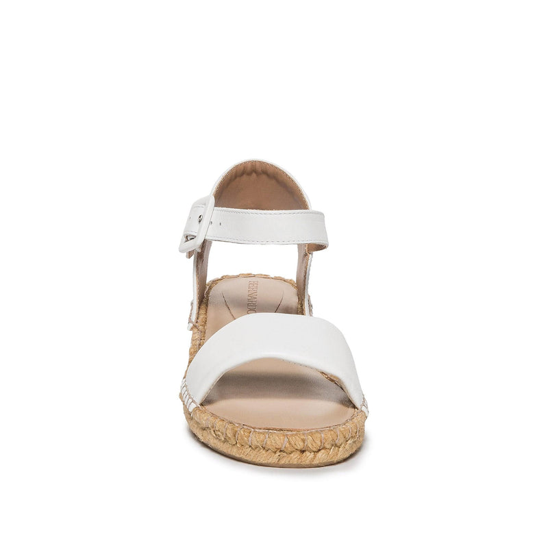 Bernardo Madrid Espadrille Sleehak Sandalen Dames Wit | FZQ3394EM