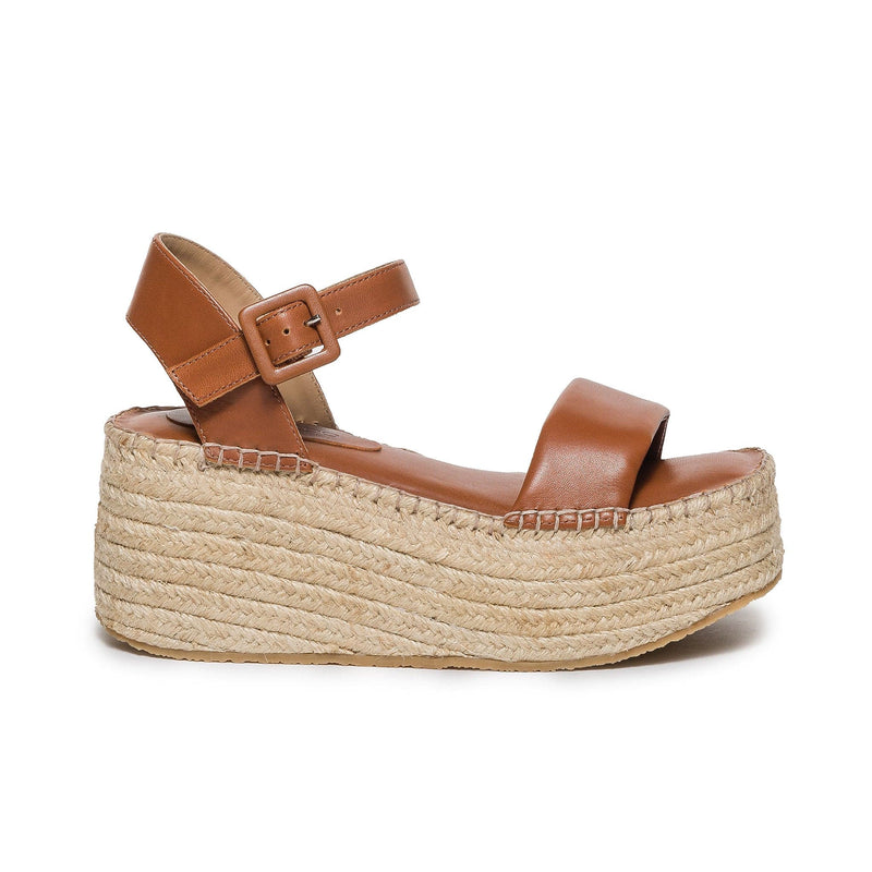 Bernardo Mallorca Espadrille Plateau Sandalen Dames Donkerbruin | OIW719VJ