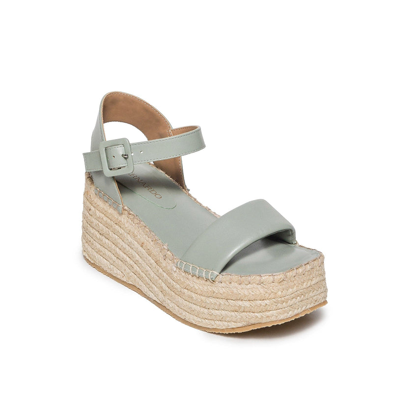 Bernardo Mallorca Espadrille Plateau Sandalen Dames Lichtgroen | ATO4486RM