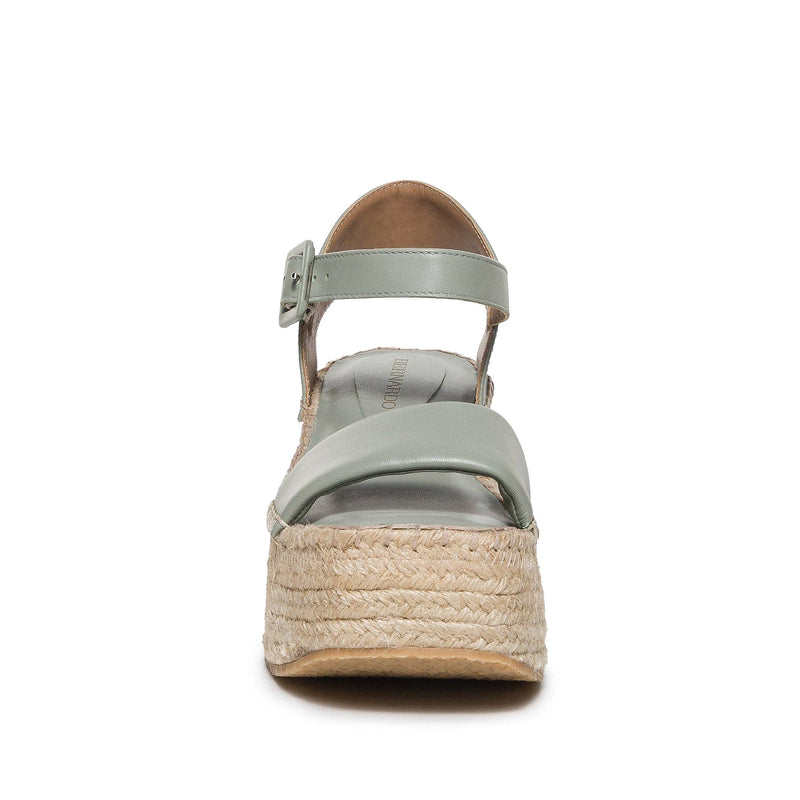 Bernardo Mallorca Espadrille Plateau Sandalen Dames Lichtgroen | ATO4486RM