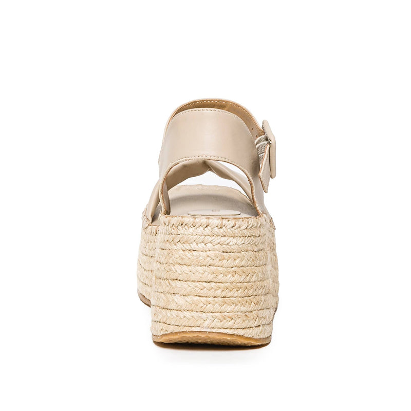 Bernardo Mallorca Espadrille Plateau Sandalen Dames Beige | ZBU263LJ