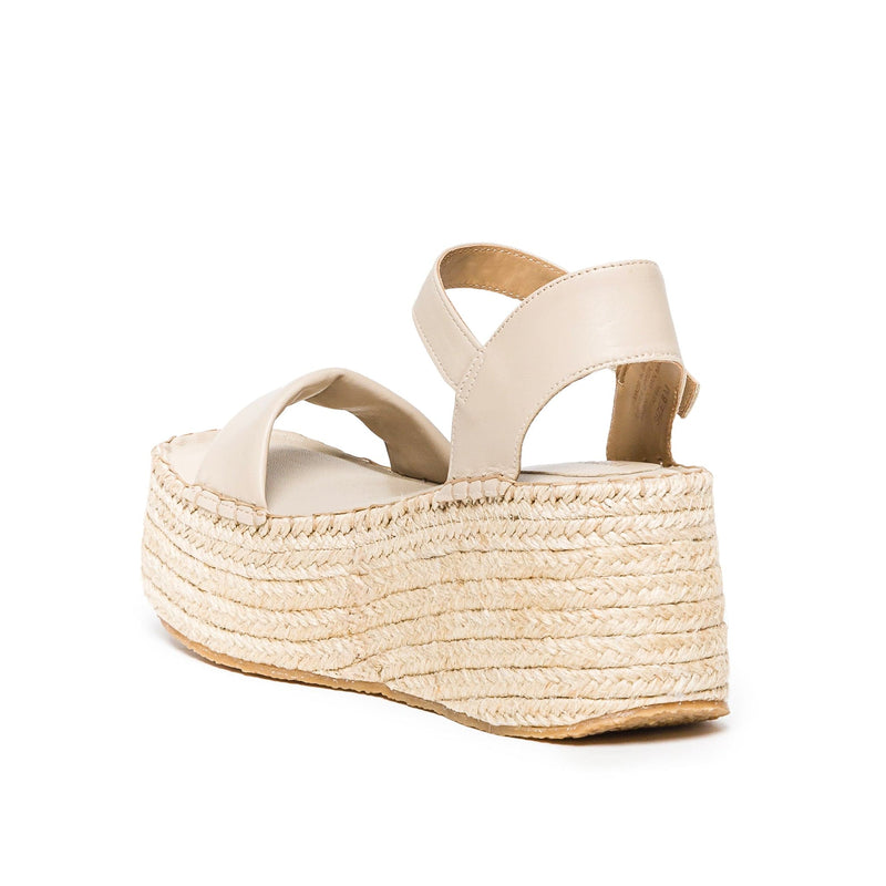 Bernardo Mallorca Espadrille Plateau Sandalen Dames Beige | ZBU263LJ