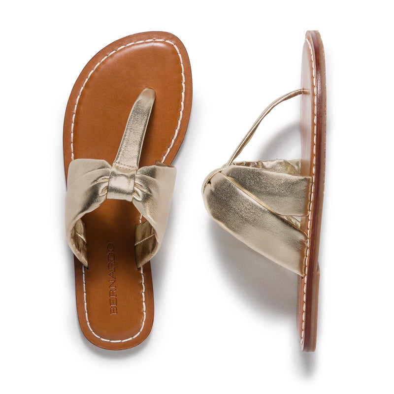 Bernardo Margaret Thong Schuifsandalen Dames Goud | MWV3625VE