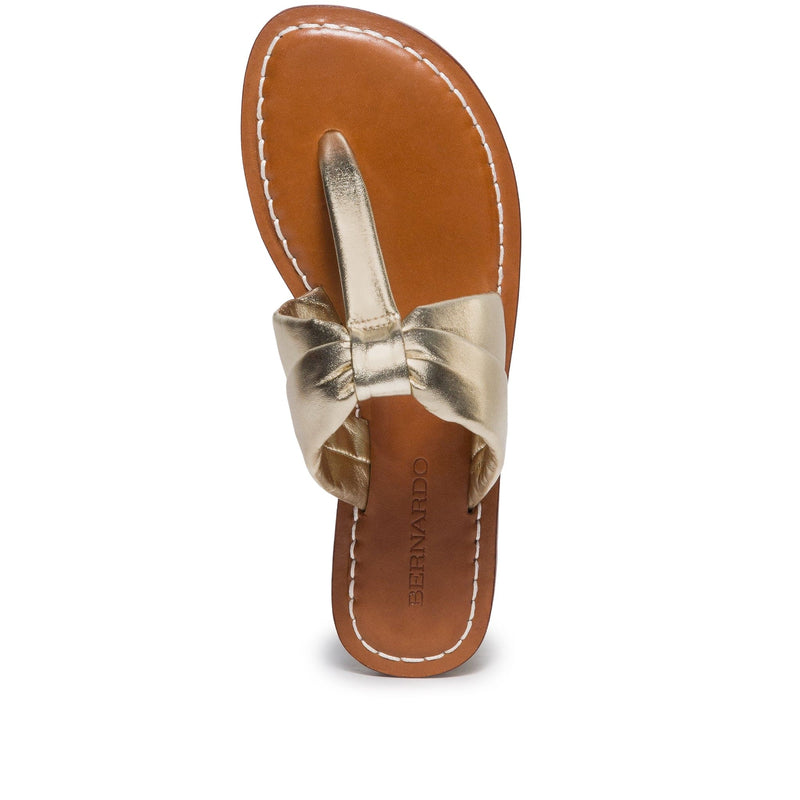 Bernardo Margaret Thong Schuifsandalen Dames Goud | MWV3625VE