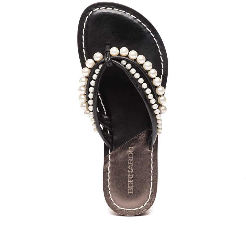 Bernardo Miami Pearl Schuifsandalen Dames Zwart | MIX1743QI