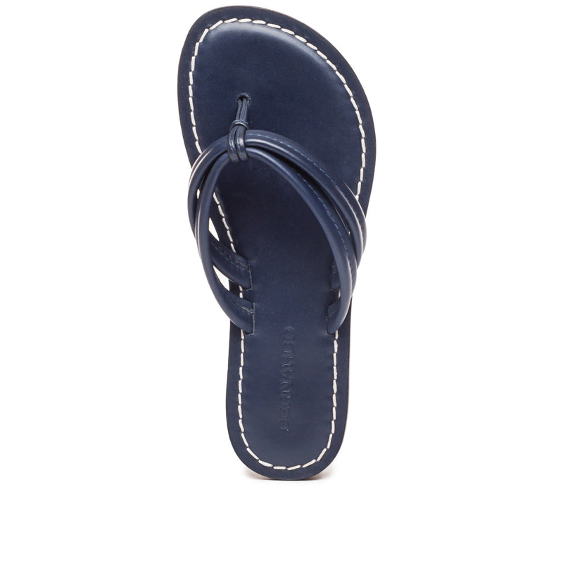 Bernardo Miami Thong Schuifsandalen Dames Donkerblauw | BNK1221JS