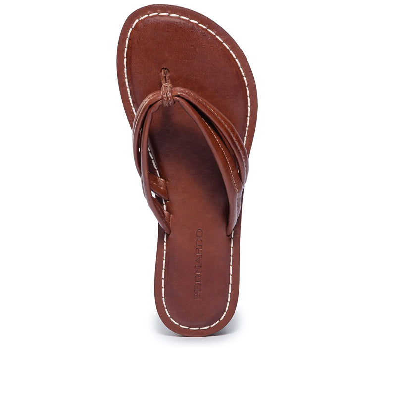 Bernardo Miami Thong Schuifsandalen Dames Chocola | IVN945RE