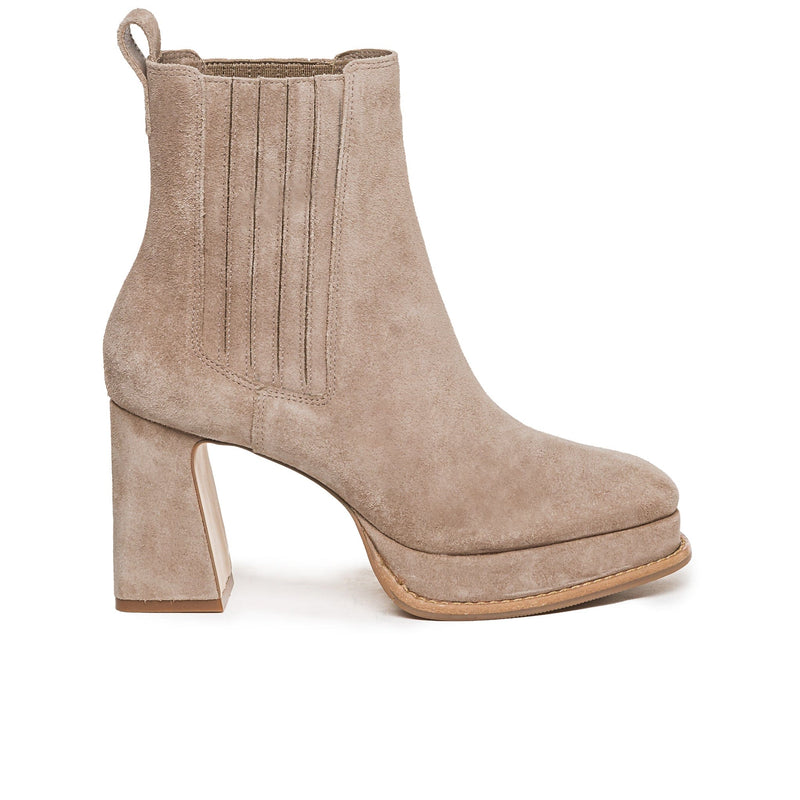 Bernardo Nicola Platform Laarzen Dames Beige | OFS3061BV