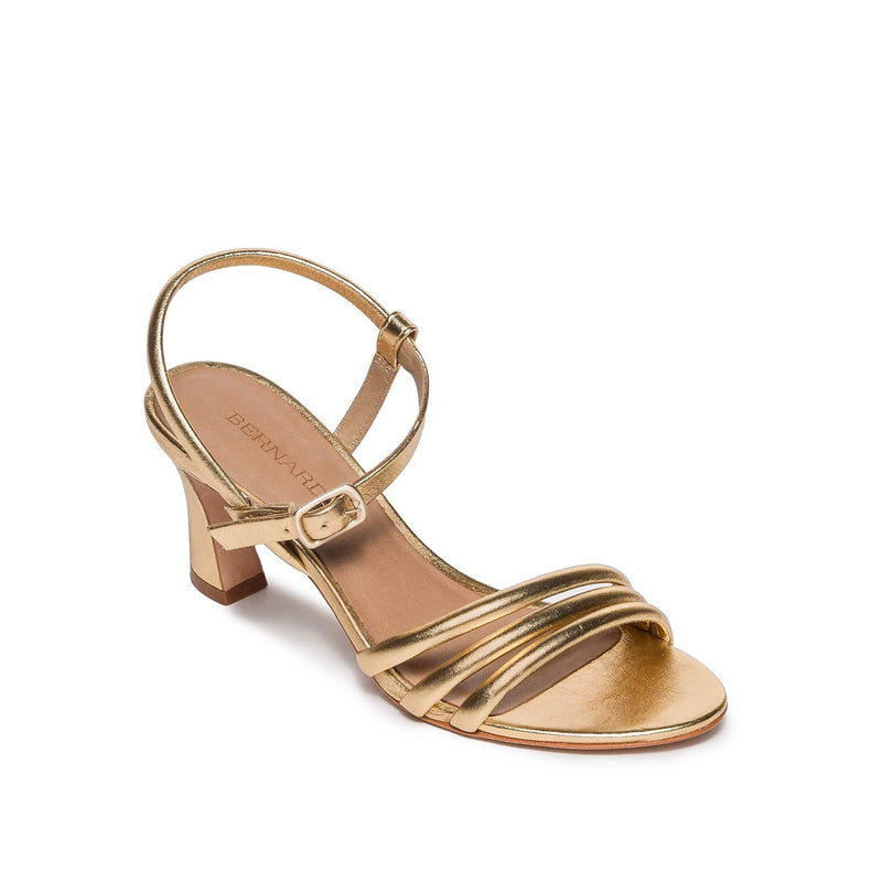 Bernardo Noor Hakken Sandalen Dames Goud | HSF1193MB